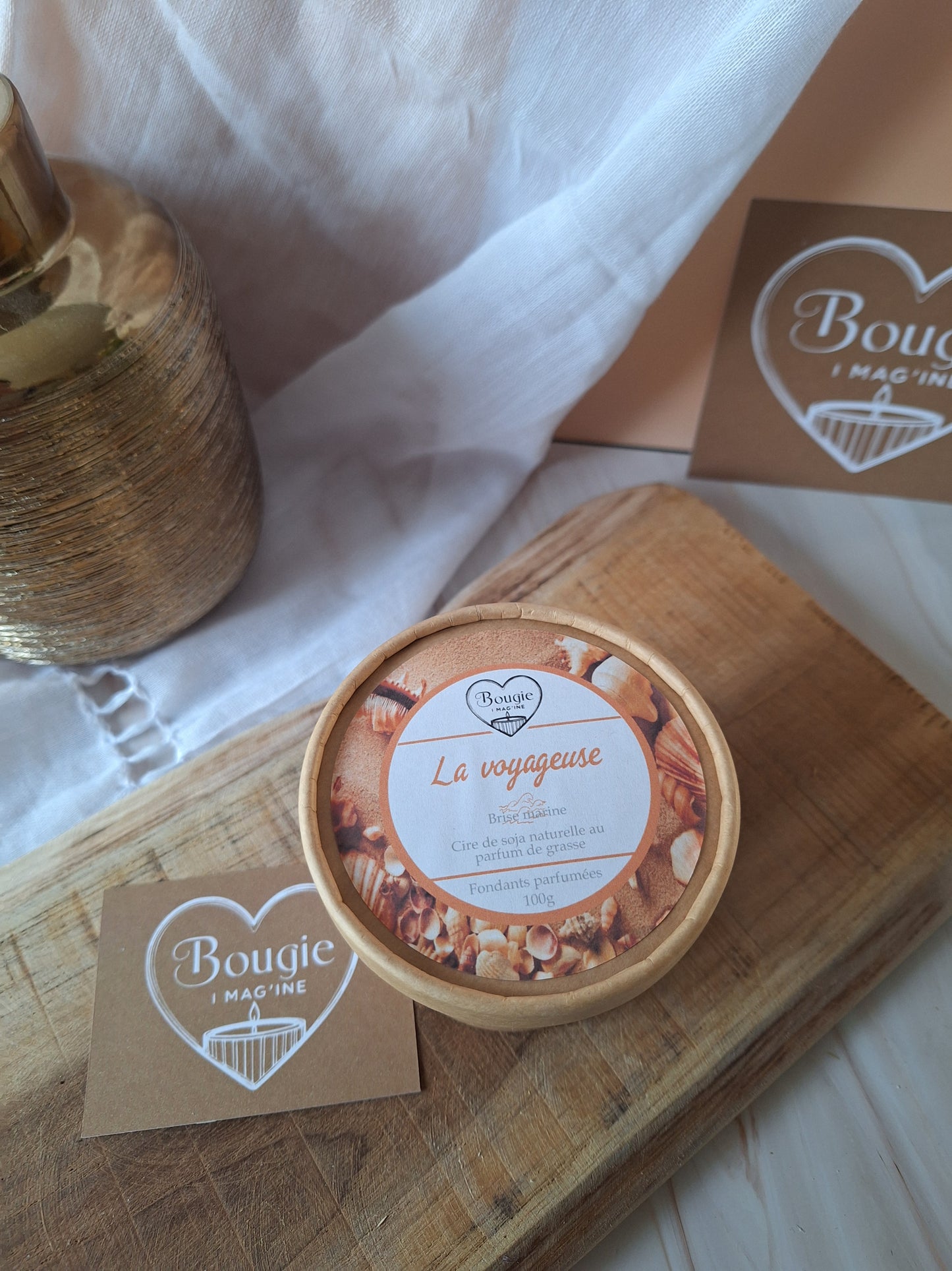 Boite de fondants "La Voyageuse" brise marine