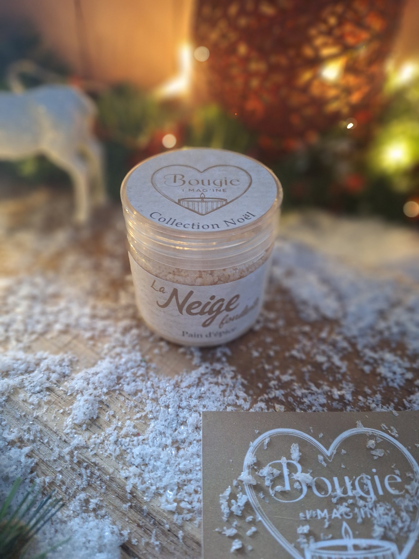 Neige Fondante – Poudre parfumée de Noël à faire fondre