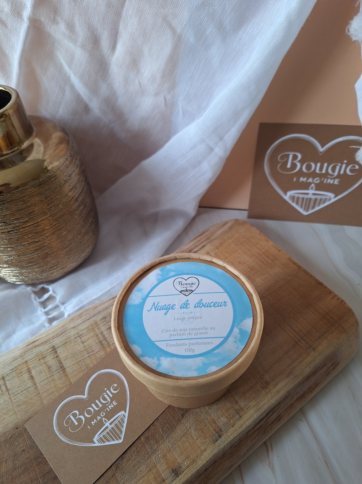 Boite de fondants "Nuage de douceur" linge propre