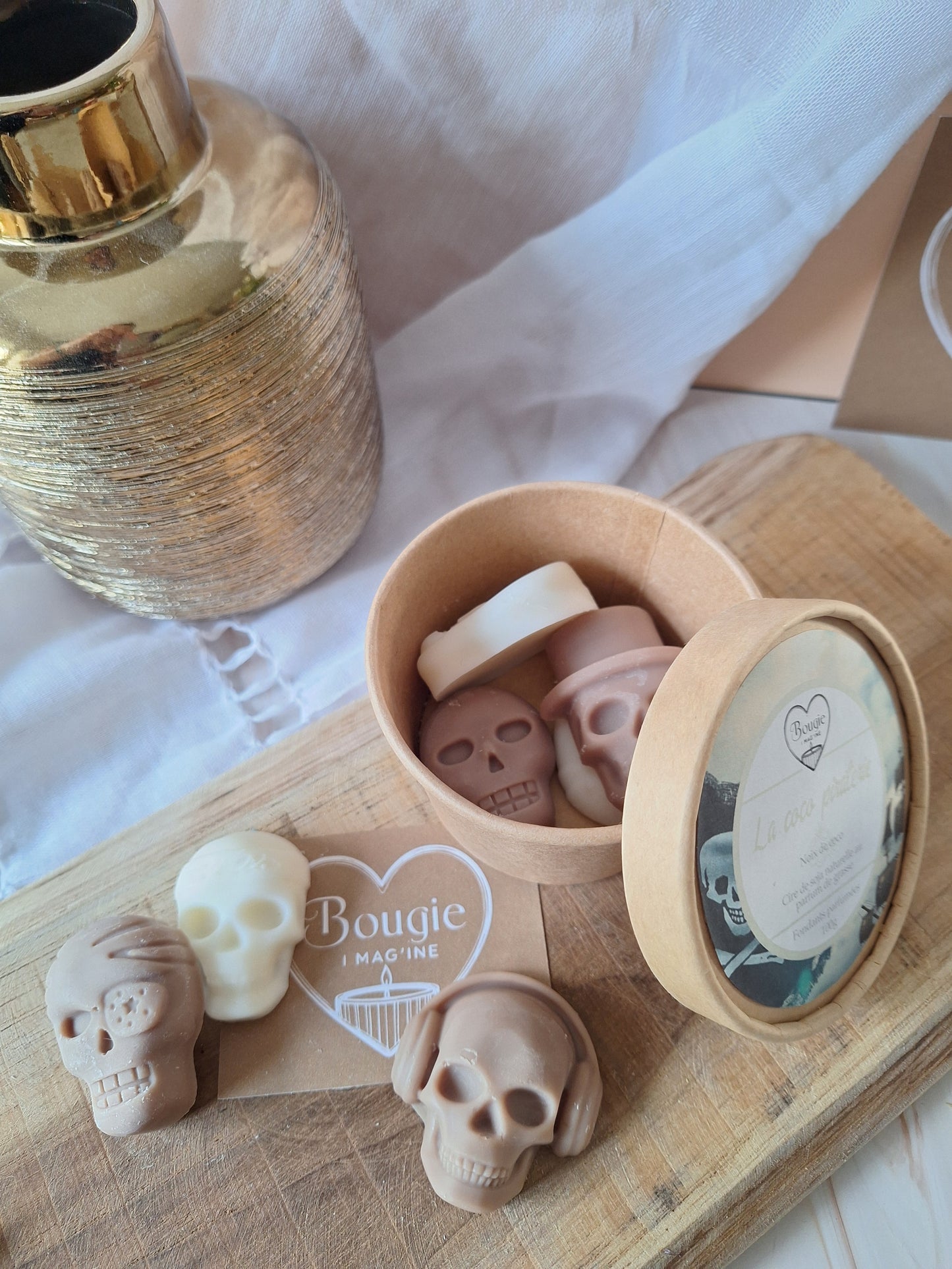 Boite de fondants "La coco piraterie" noix de coco