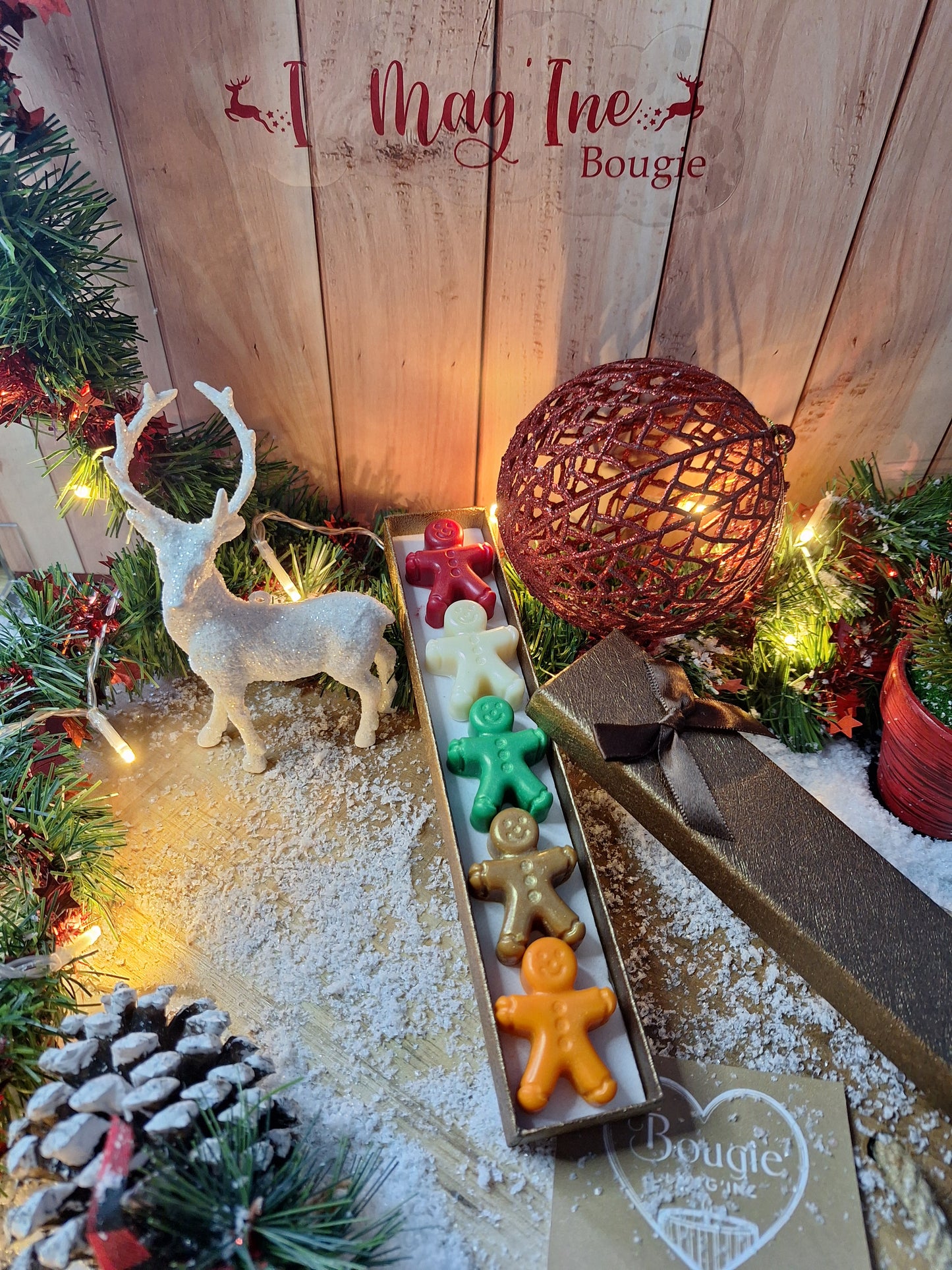 Les 5 Petits Pains d’Épice de Noël – Coffret de fondants parfumés artisanaux