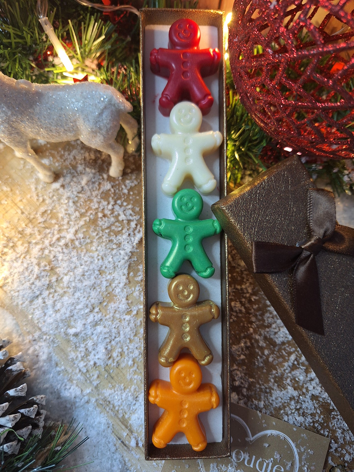 Les 5 Petits Pains d’Épice de Noël – Coffret de fondants parfumés artisanaux