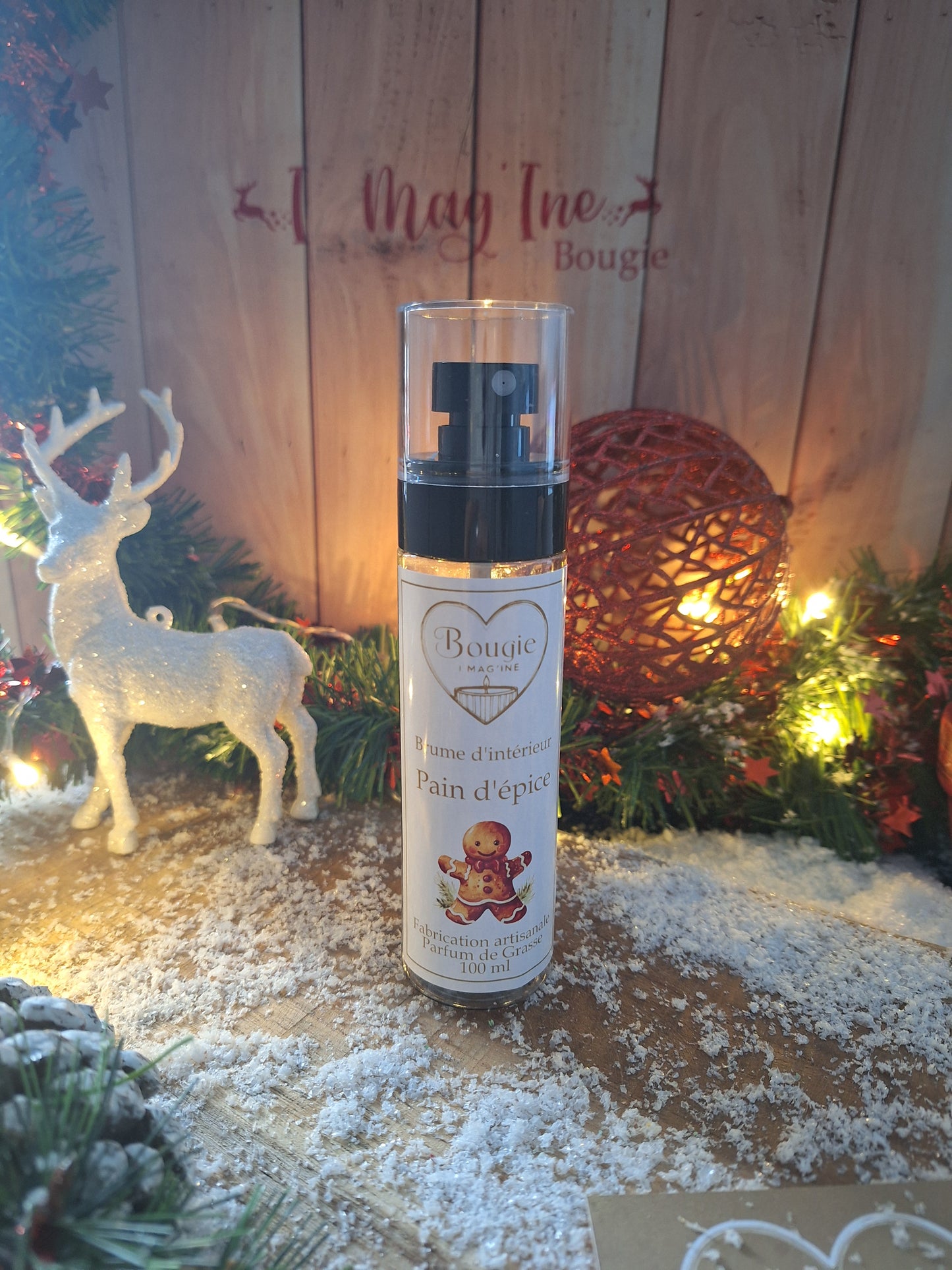 Brume d’intérieur “Magie de Noël” – Parfums féériques pour la maison (100 ml)