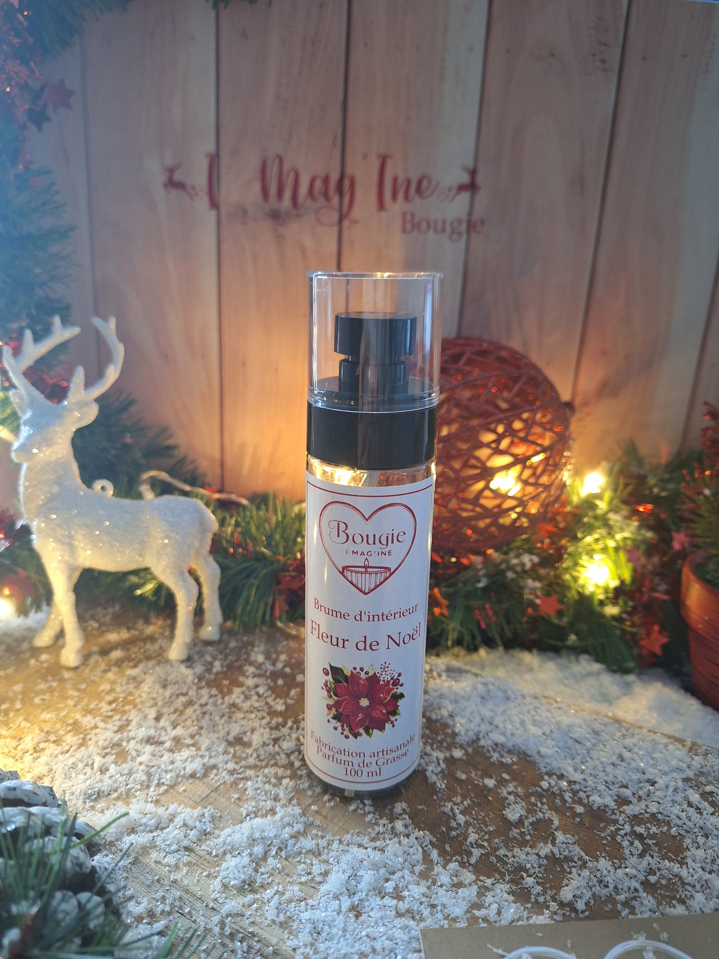 Brume d’intérieur “Magie de Noël” – Parfums féériques pour la maison (100 ml)