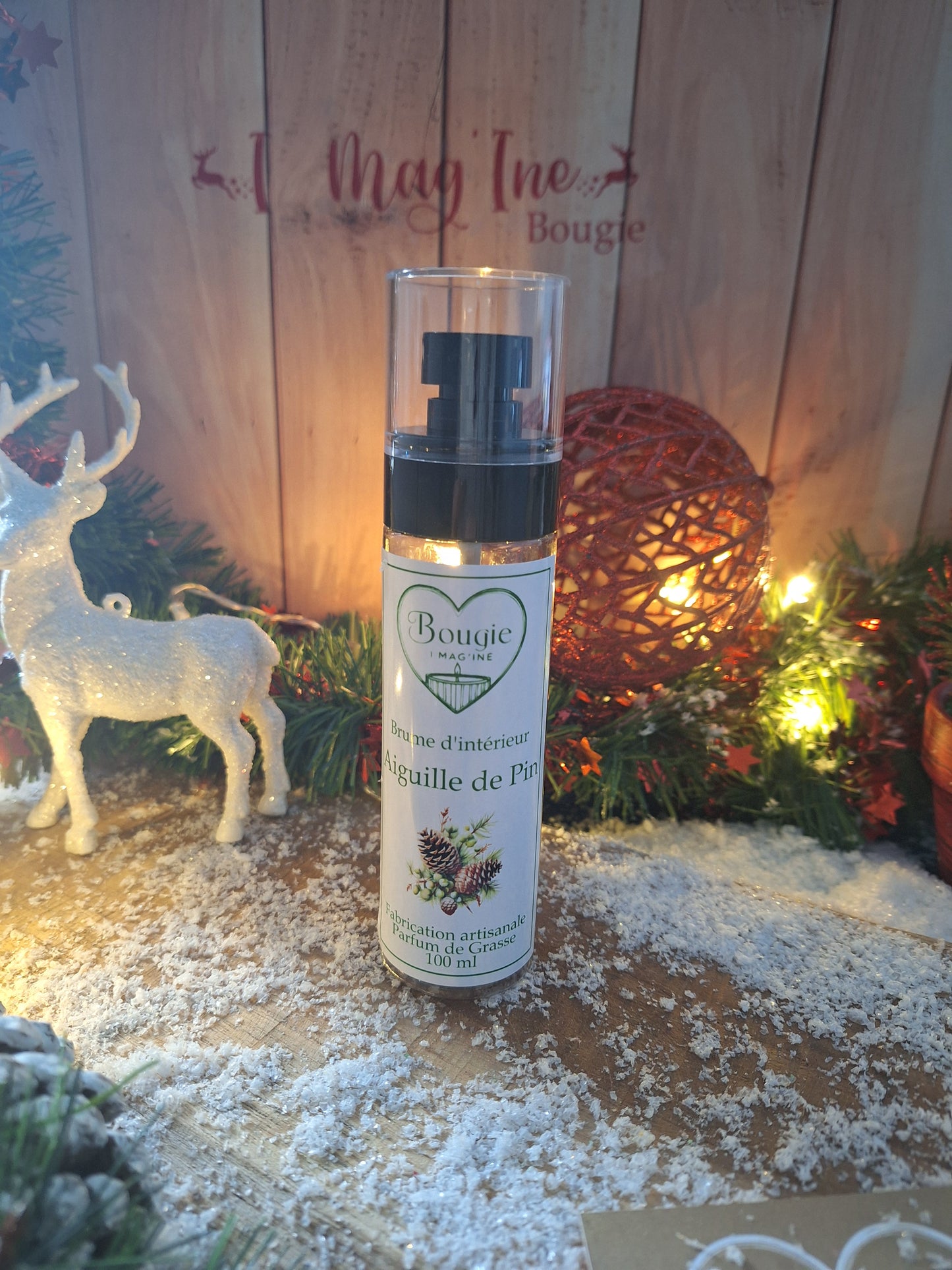 Brume d’intérieur “Magie de Noël” – Parfums féériques pour la maison (100 ml)