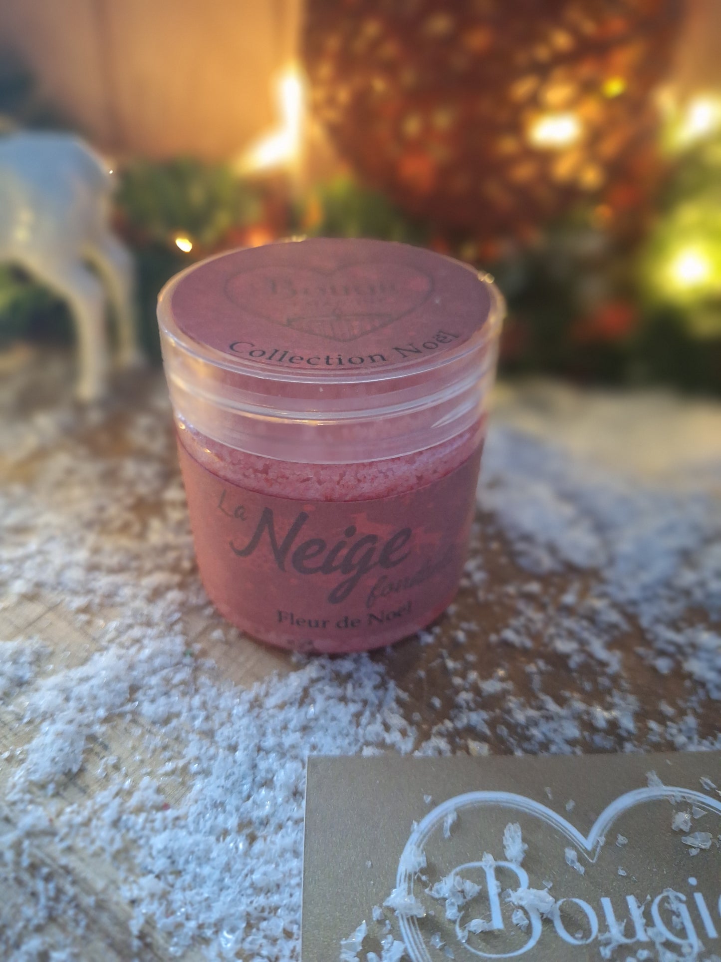 Neige Fondante – Poudre parfumée de Noël à faire fondre