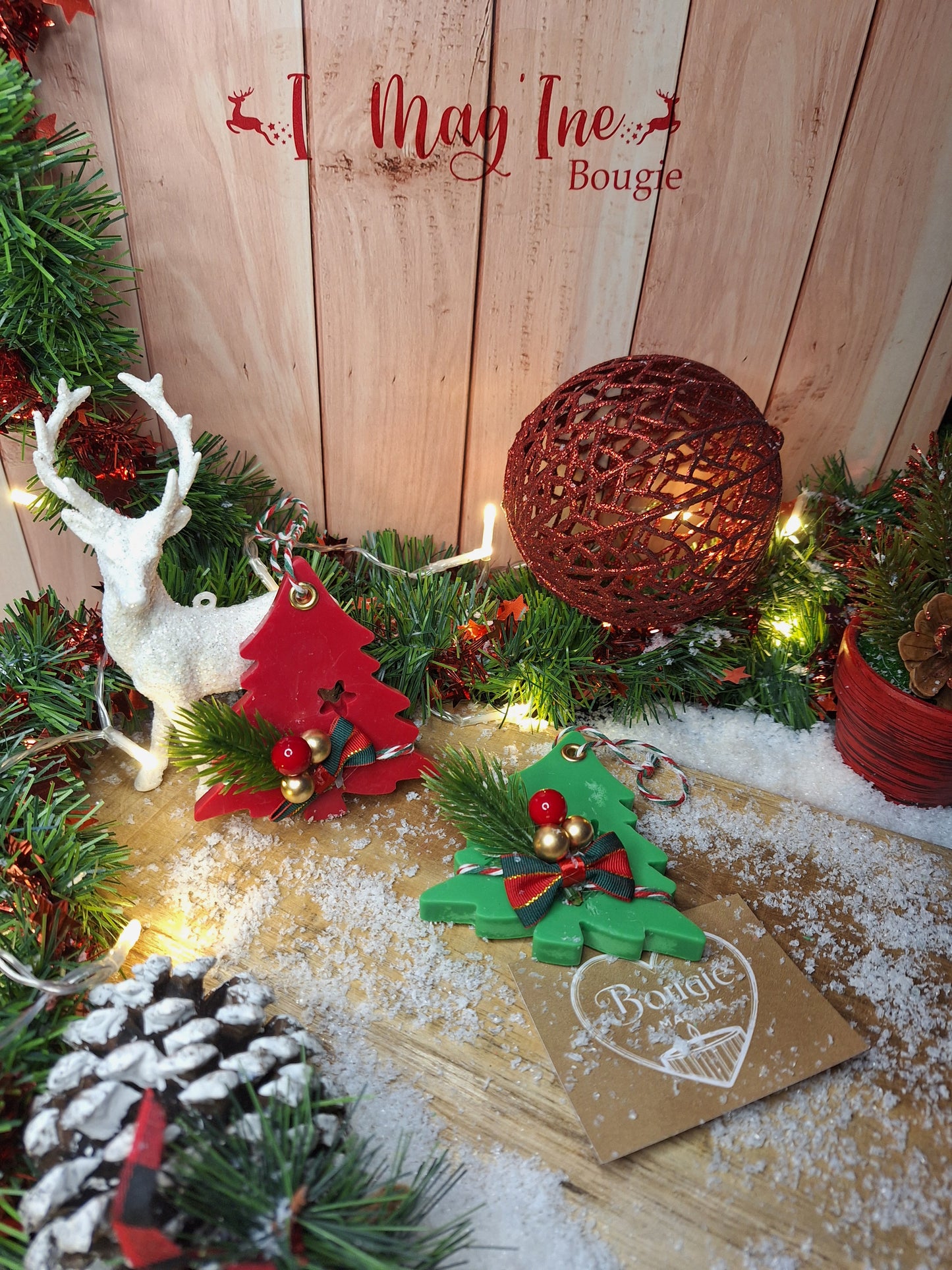 Mini Sapin Parfumé – “Étoile de Forêt”