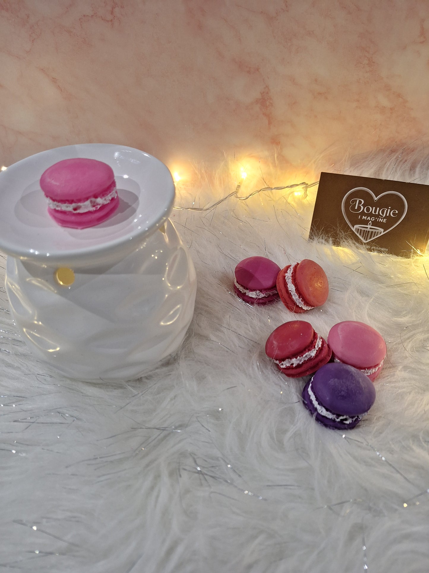 Coffret 6 Fondants Parfumés Macaron – Sélection Gourmande