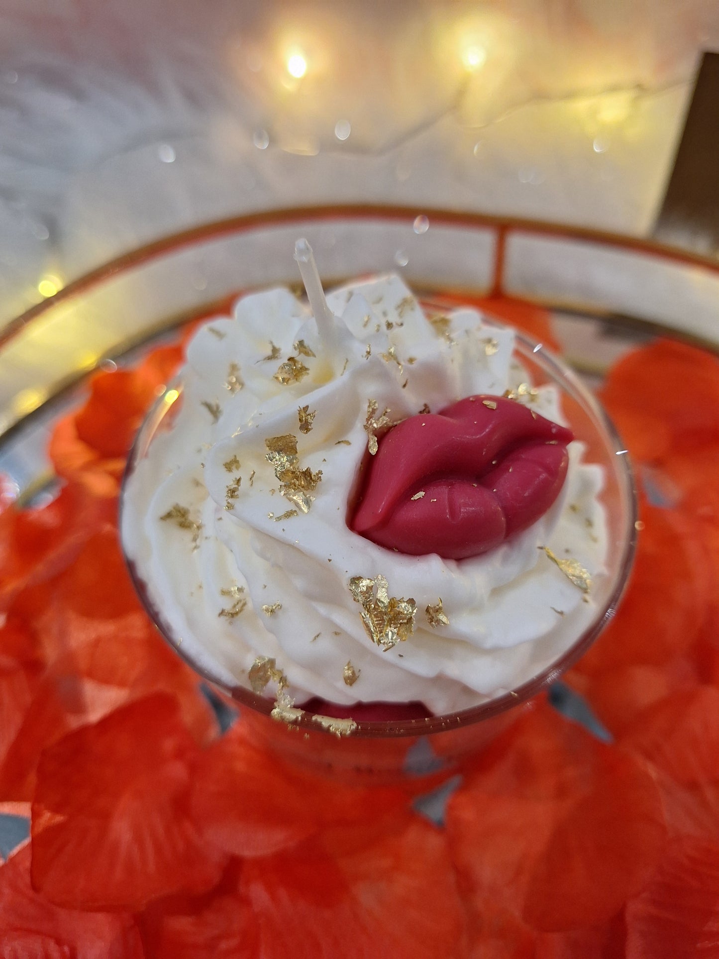 Bougie Chantilly Lèvre – Lèvre Fondue & Déco