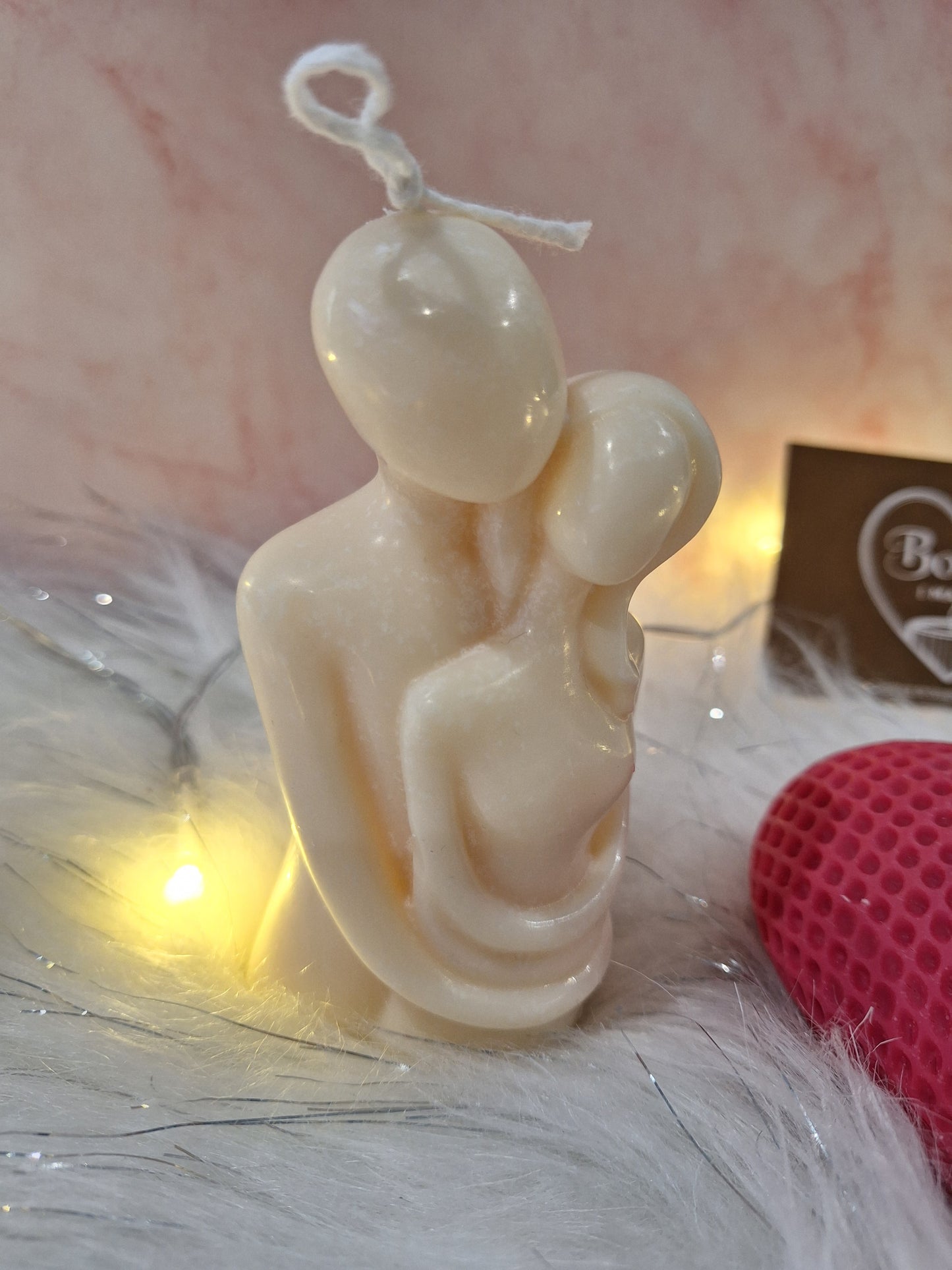 Coffret Bougies Romantiques – Couple & Gros Cœur