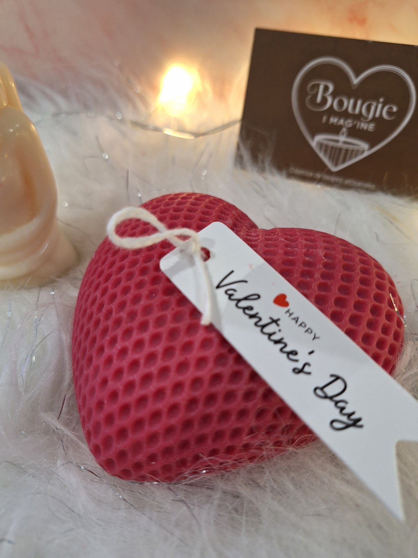 Coffret Bougies Romantiques – Couple & Gros Cœur